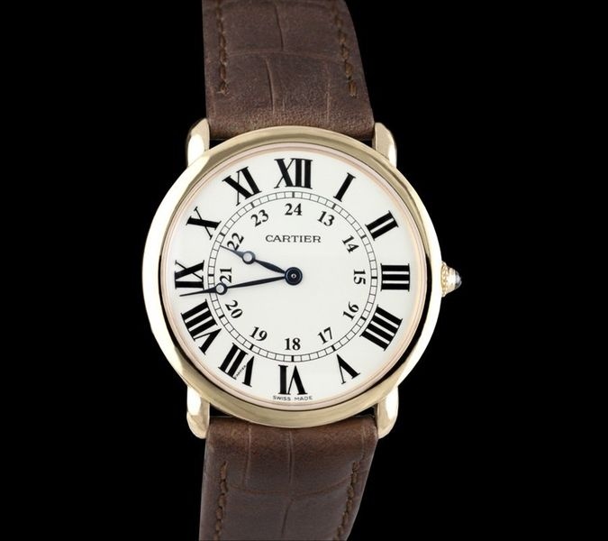 Cartier watch listing