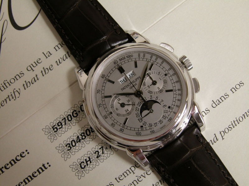 Patek Philippe watch listing