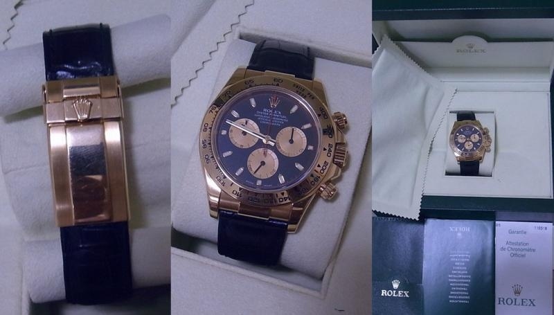 Rolex watch listing