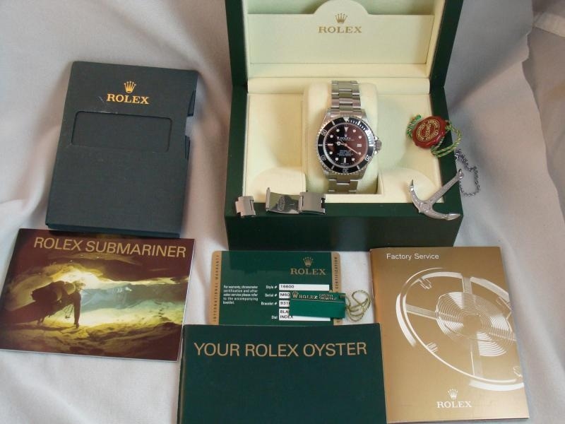 Rolex watch listing