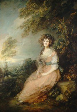 'Mrs. Richard Brinsley Sheridan' by Thomas Gainsborough [photo courtesy of the National Gallery of Art].