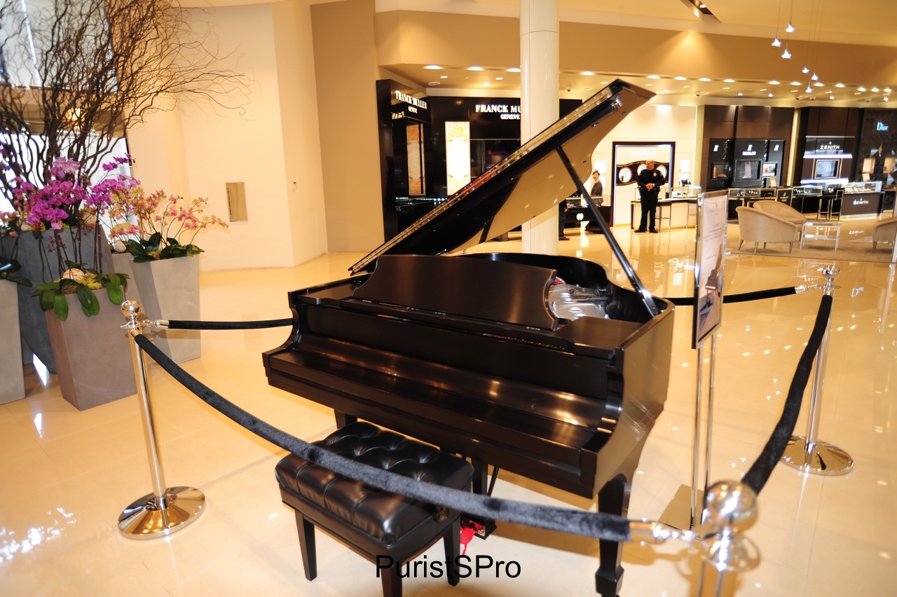 A Steinway that Lang Lang has played. Lang Lange hosted a private concert for guests of Hing Wa Lee. 