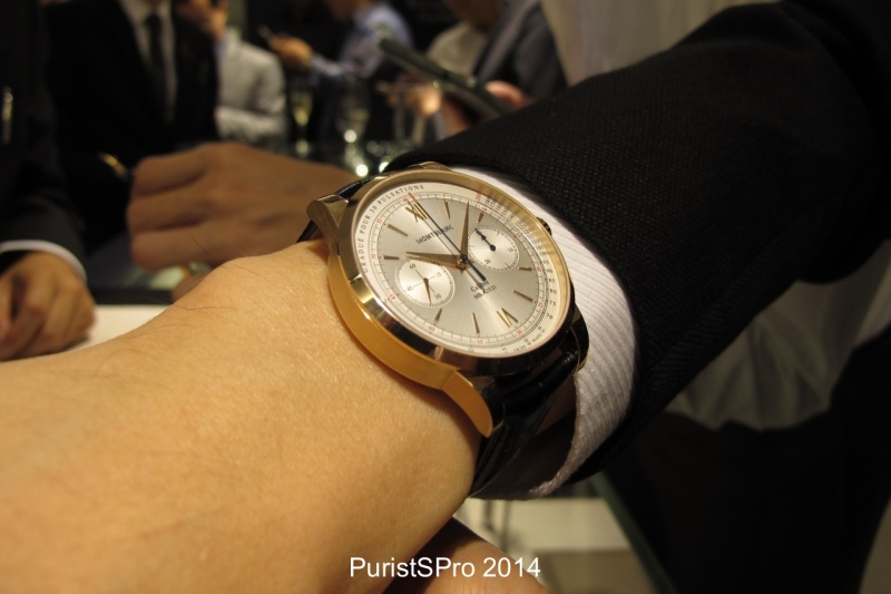 Voted as the most popular watch for tonight - the Meisterstück Heritage Pulsograph