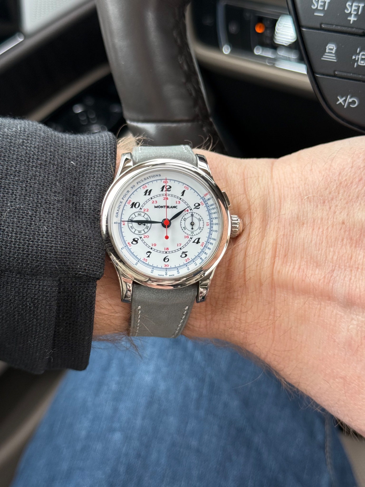 Watch by Montblanc, Heritage Spirit Pulsograph, Heritage Spirit Collection, Collection Villeret