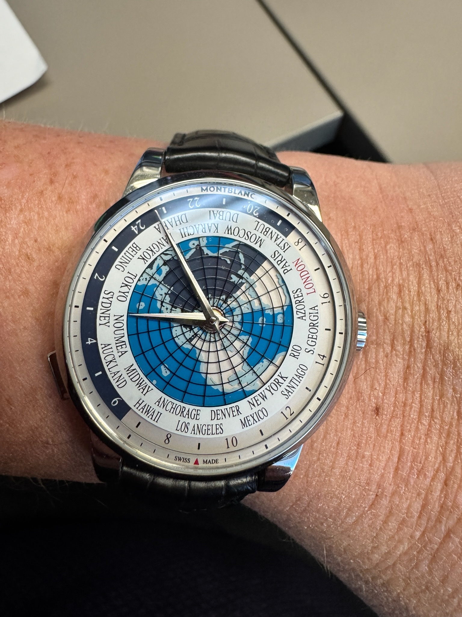 Watch by Montblanc, Heritage Spirit Collection, Heritage Spirit Orbis Terrarum, 112308