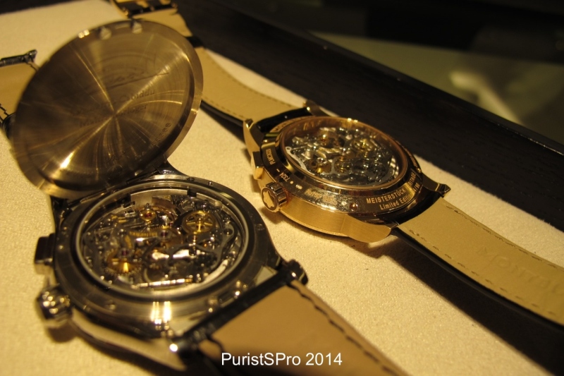 Comparing the Meisterstück Heritage Pulsograph with my Montblanc Villeret - both having the Minerva 13.21 calibre