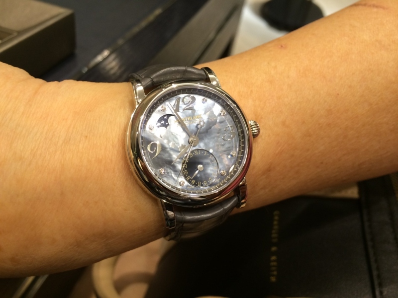 Looks great on her wrist! She was smiling alot