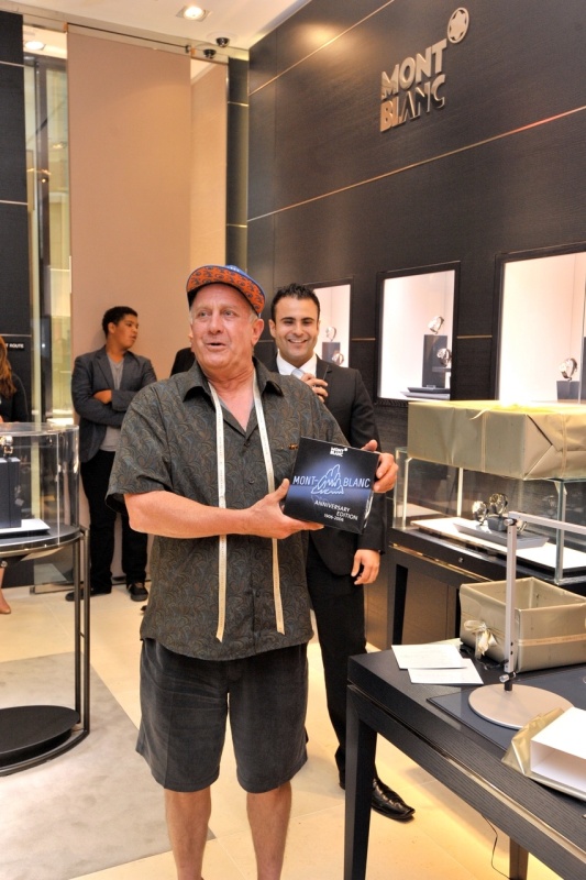 One of the two lucky raffle winners...