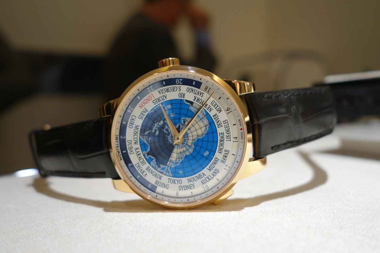 The Orbis Terrarum in rose gold.