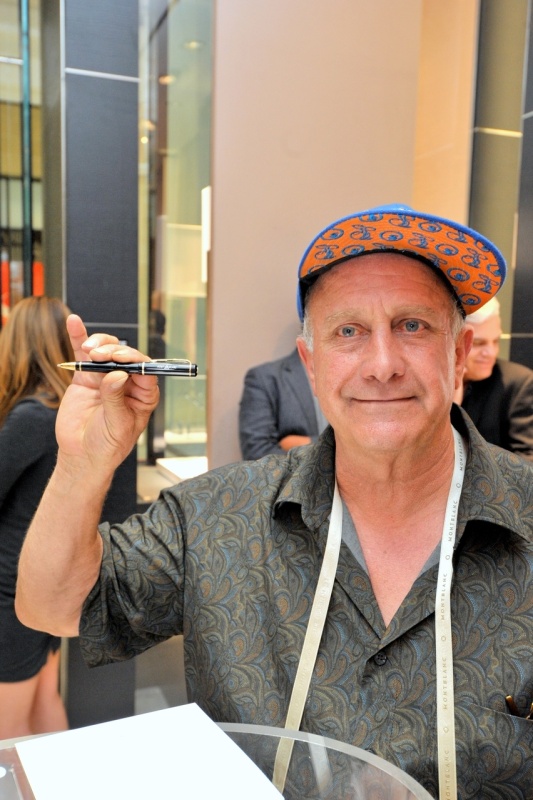 He won a Montblanc Fountain Pen!