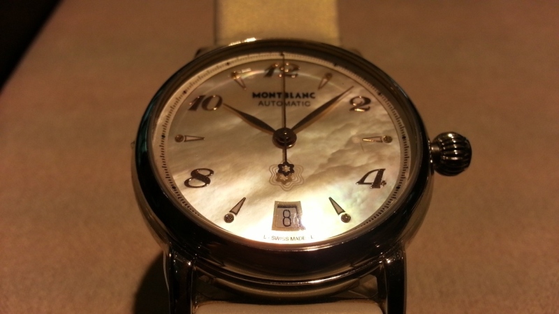 The Star Ladies automatic with white MOP. Notice how the MOP reflects light