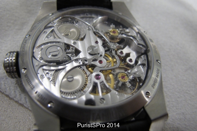 The movement of the TimeWalker Chronograph 100 - IMPRESSIVE!