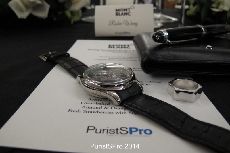 My (lifetime) companions for tonight. Representing all product pillars of Montblanc