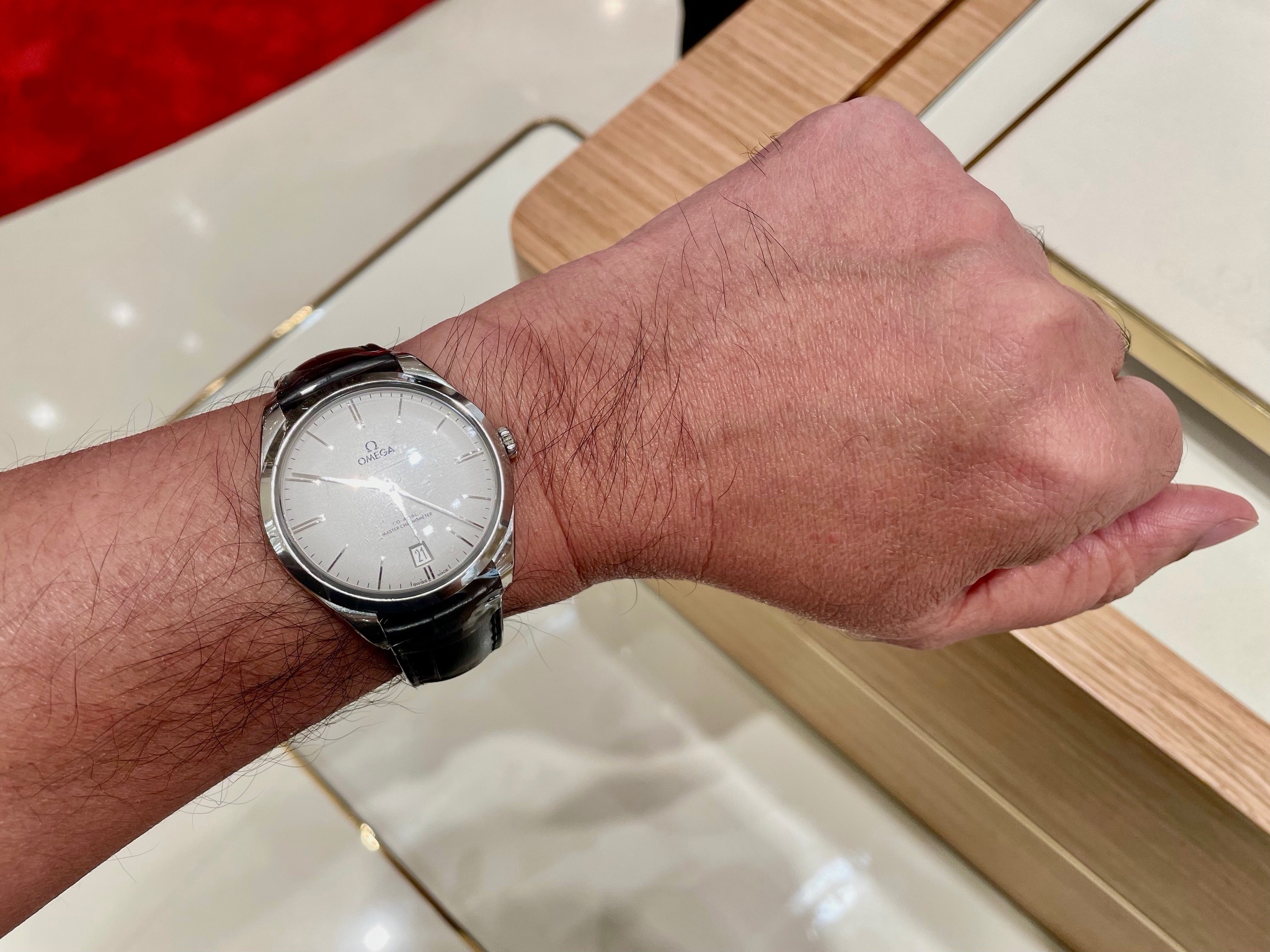 Watch by Omega, Tresor, Speedmaster, Jaeger-LeCoultre, De Vile