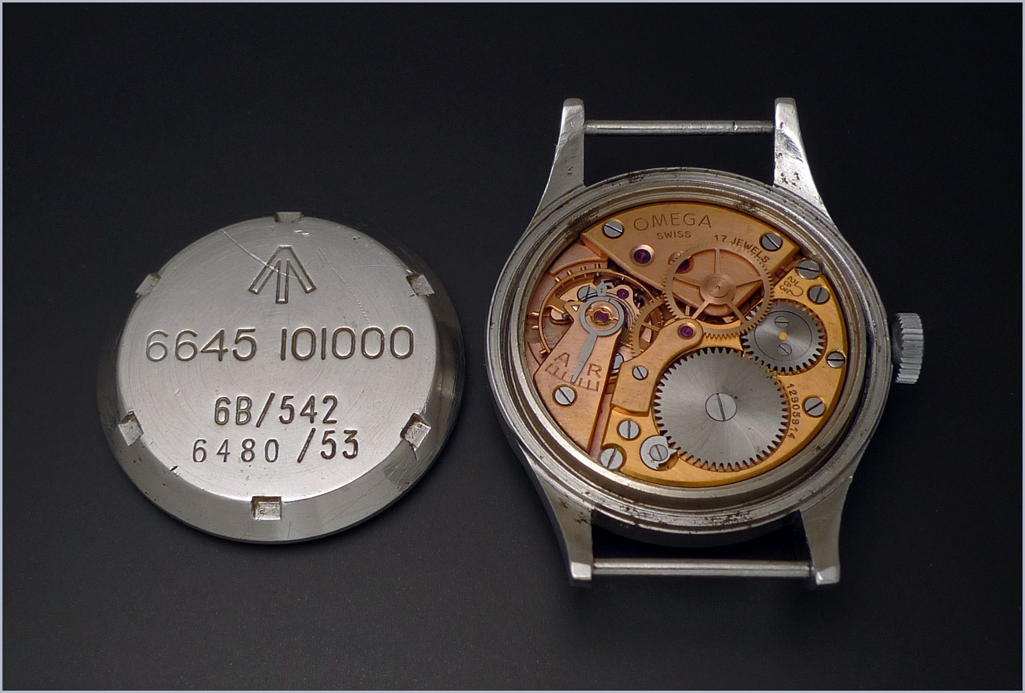 Watch by Omega, Omega Vintage, Omega Military, CK2777, 2777-1