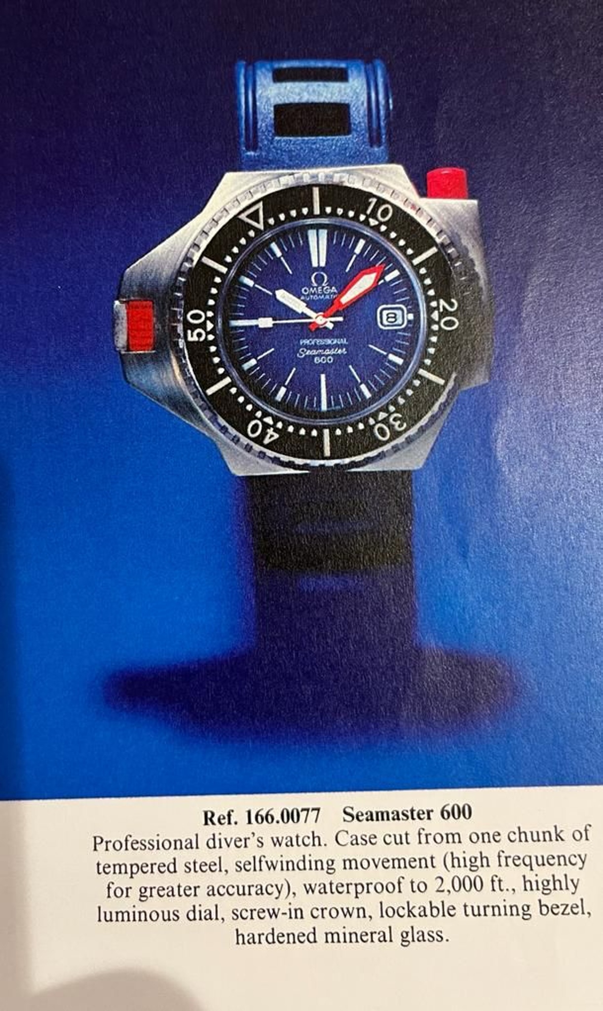 Watch by Omega, Seamaster, Ploprof, Seamaster 600