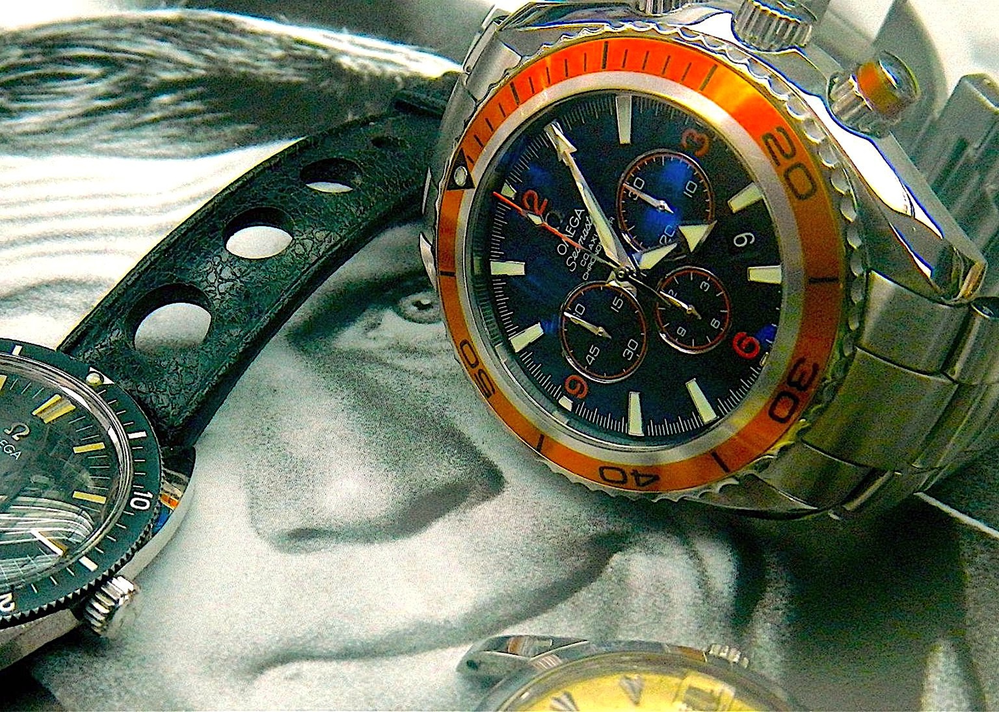 Watch by Omega, Seamaster, Planet Ocean, Planet Ocean Co-Axial Chronograph