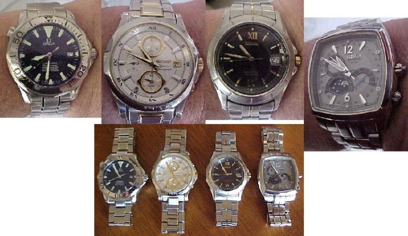 Omega SMPro (sold), Seiko Premier alarm-chrono (have), Seiko Perpetual Calendar (my son has it), Citizen 8651 (sold)