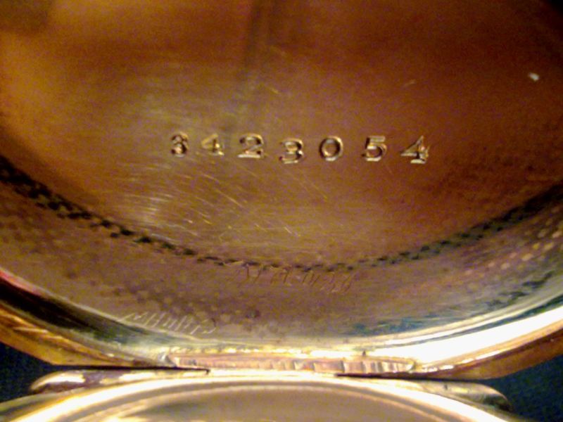 Outer rear cover with number & engraving
