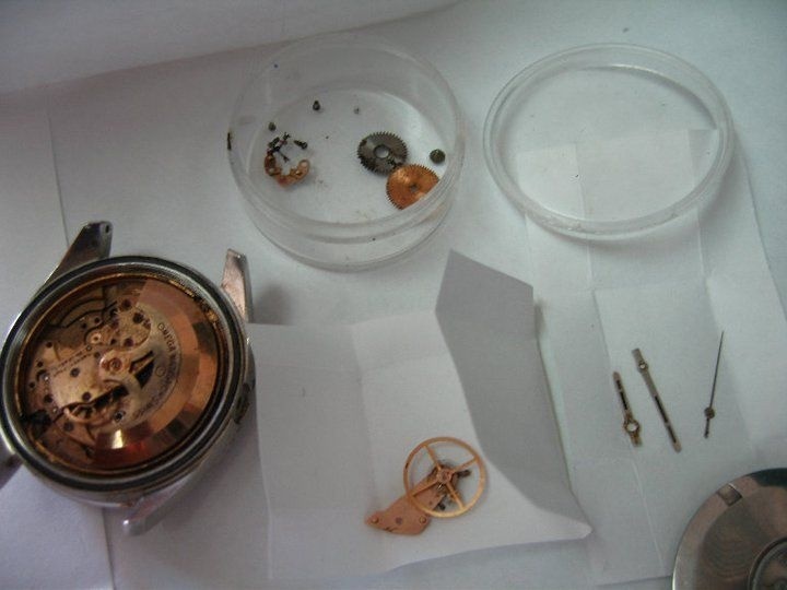 The watcmaker had started to disassemble it
