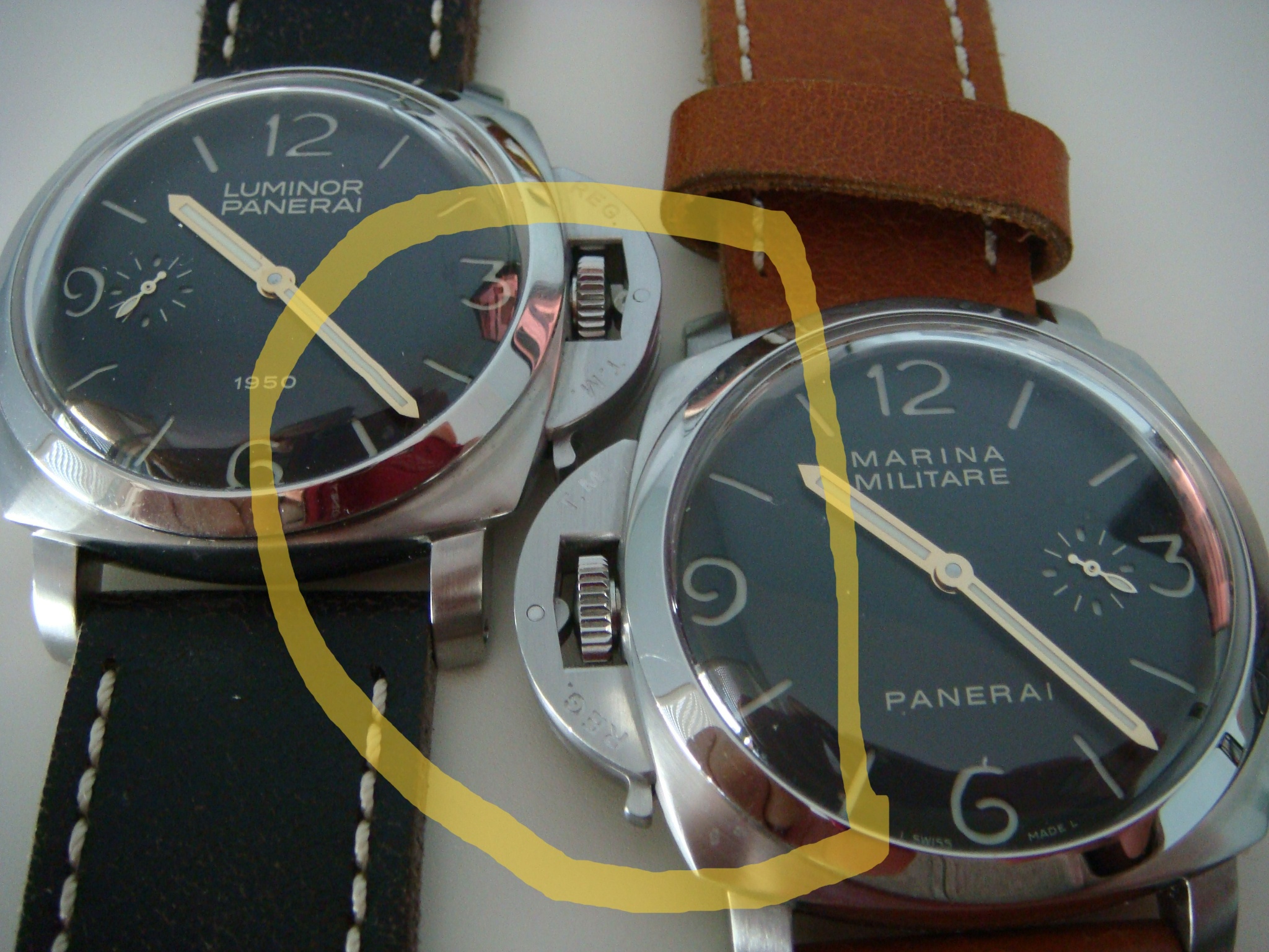 Watch by Officine Panerai, Luminor, Luminor Marina, PAM127, Panerai, Luminor 1950, PAM217