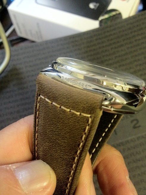 Inscription on case Pam 424