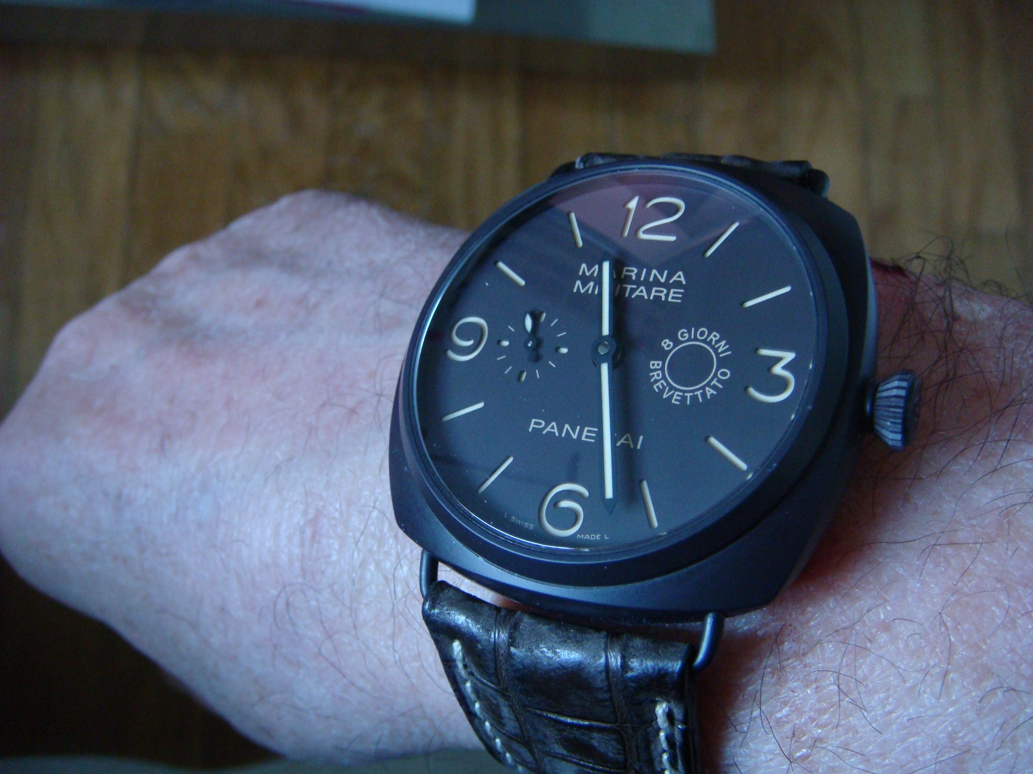 Watch by Officine Panerai, Panerai, Radiomir, Radiomir Composite Marina Militare 8 Days, PAM339