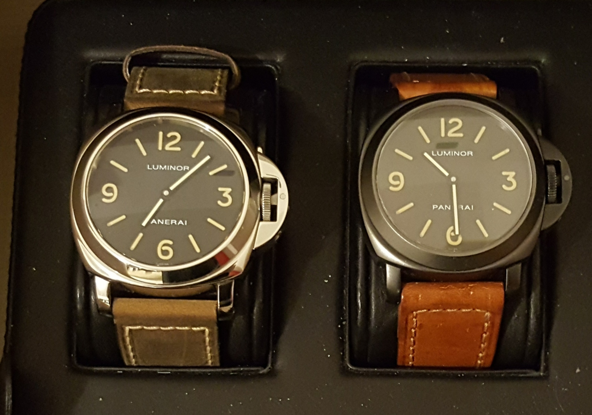 Watch by Officine Panerai, PAM009, PAM002, Luminor Base, Panerai, Luminor