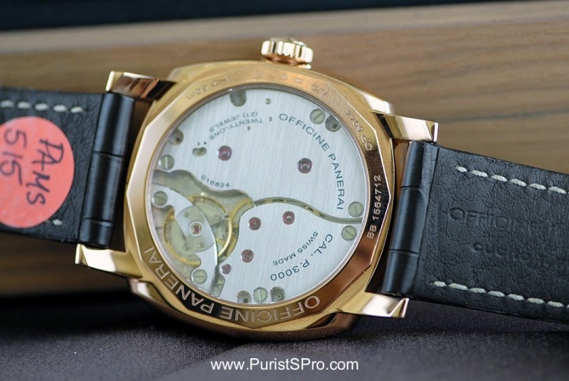 Panerai PAM515 red gold w/ P.3000 movement