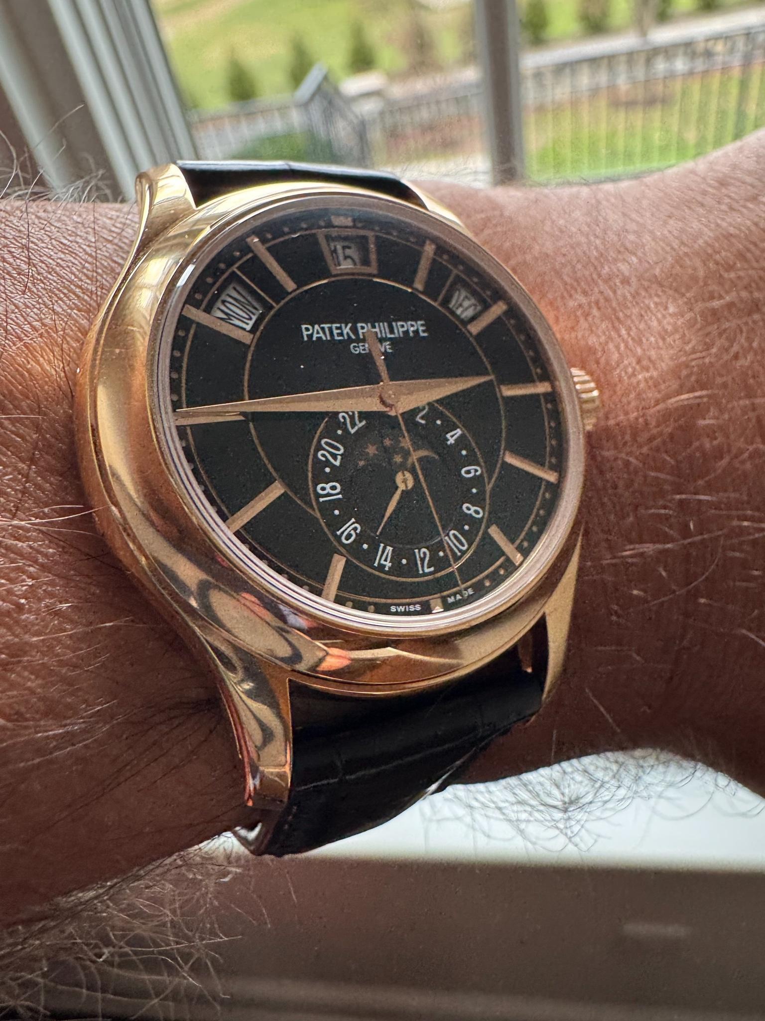 Watch by Patek Philippe, complications, 5205