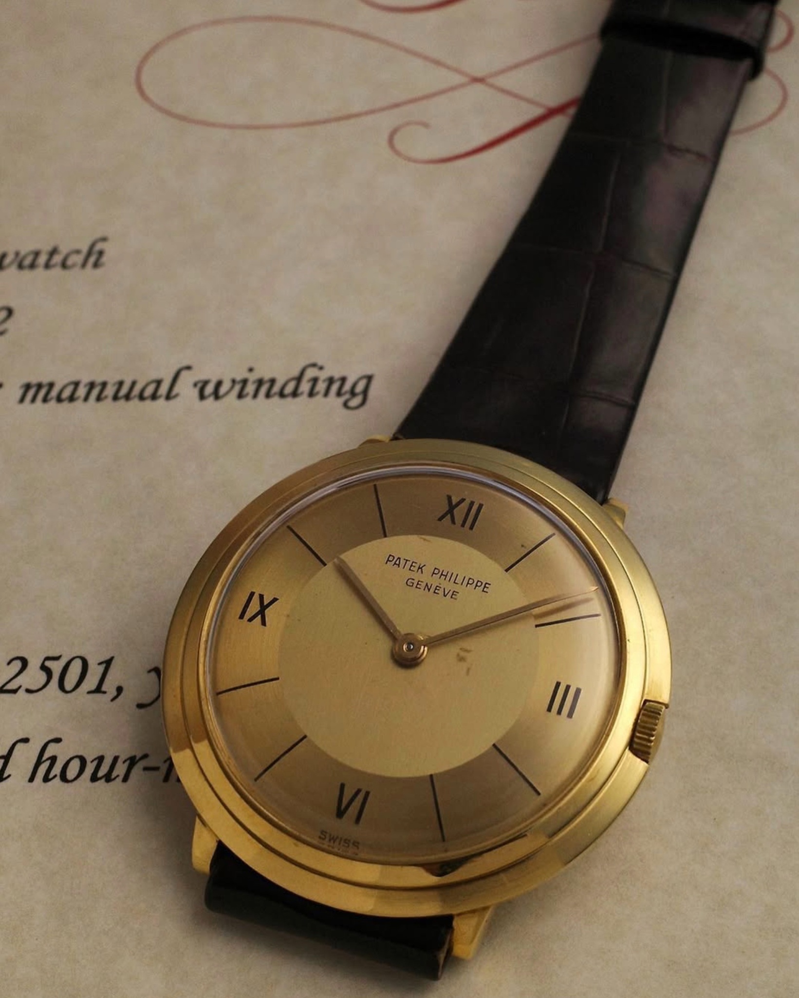 Watch by Patek Philippe, calatrava