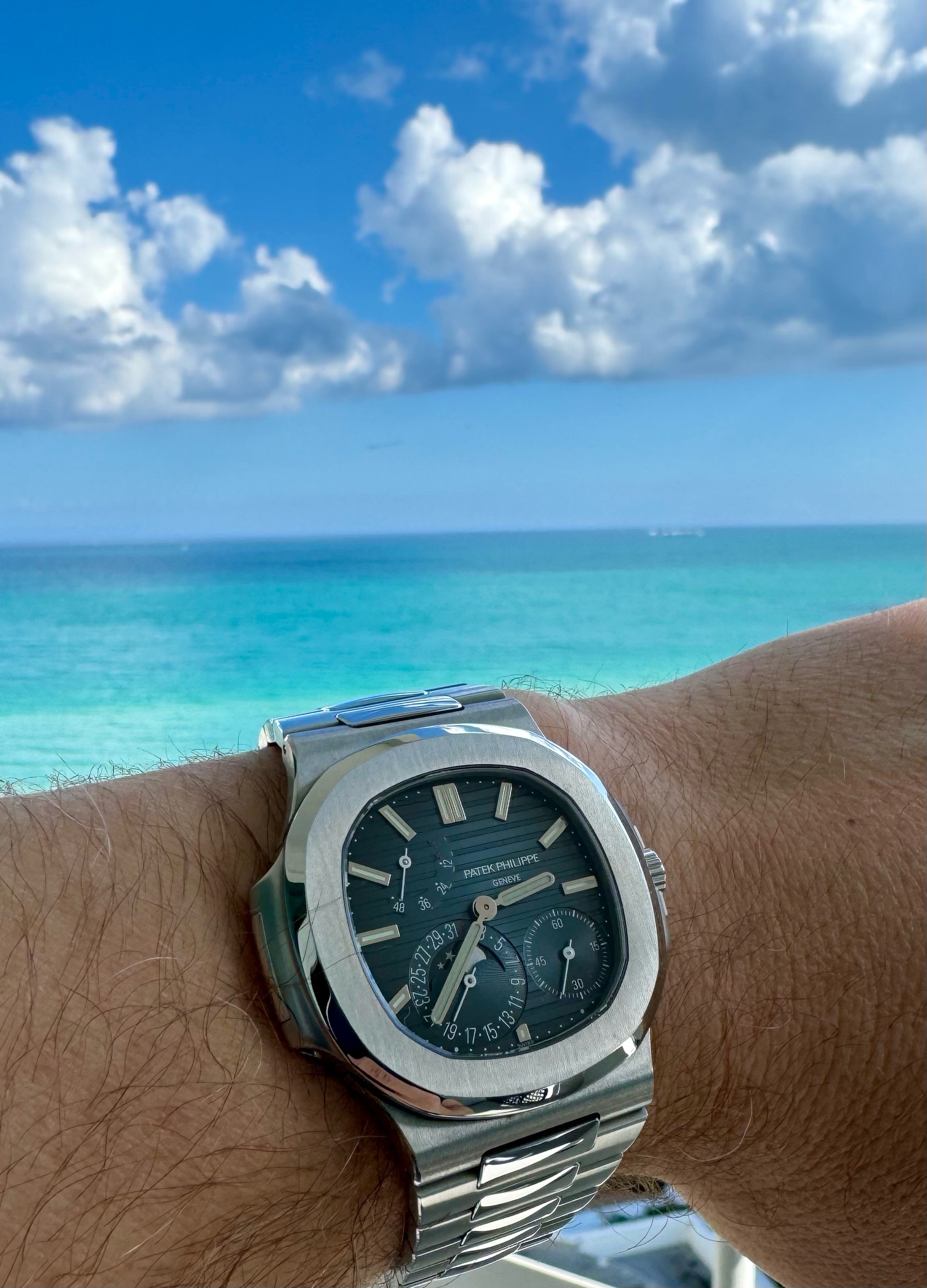 Watch by Patek Philippe, Nautilus Moonphase