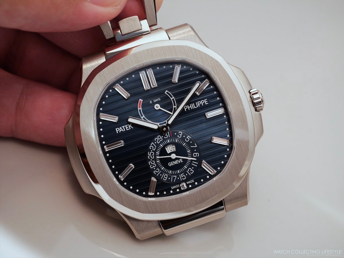 Patek Philippe Nautilus 50th anniv. releases: Ref. 958G-001 desk