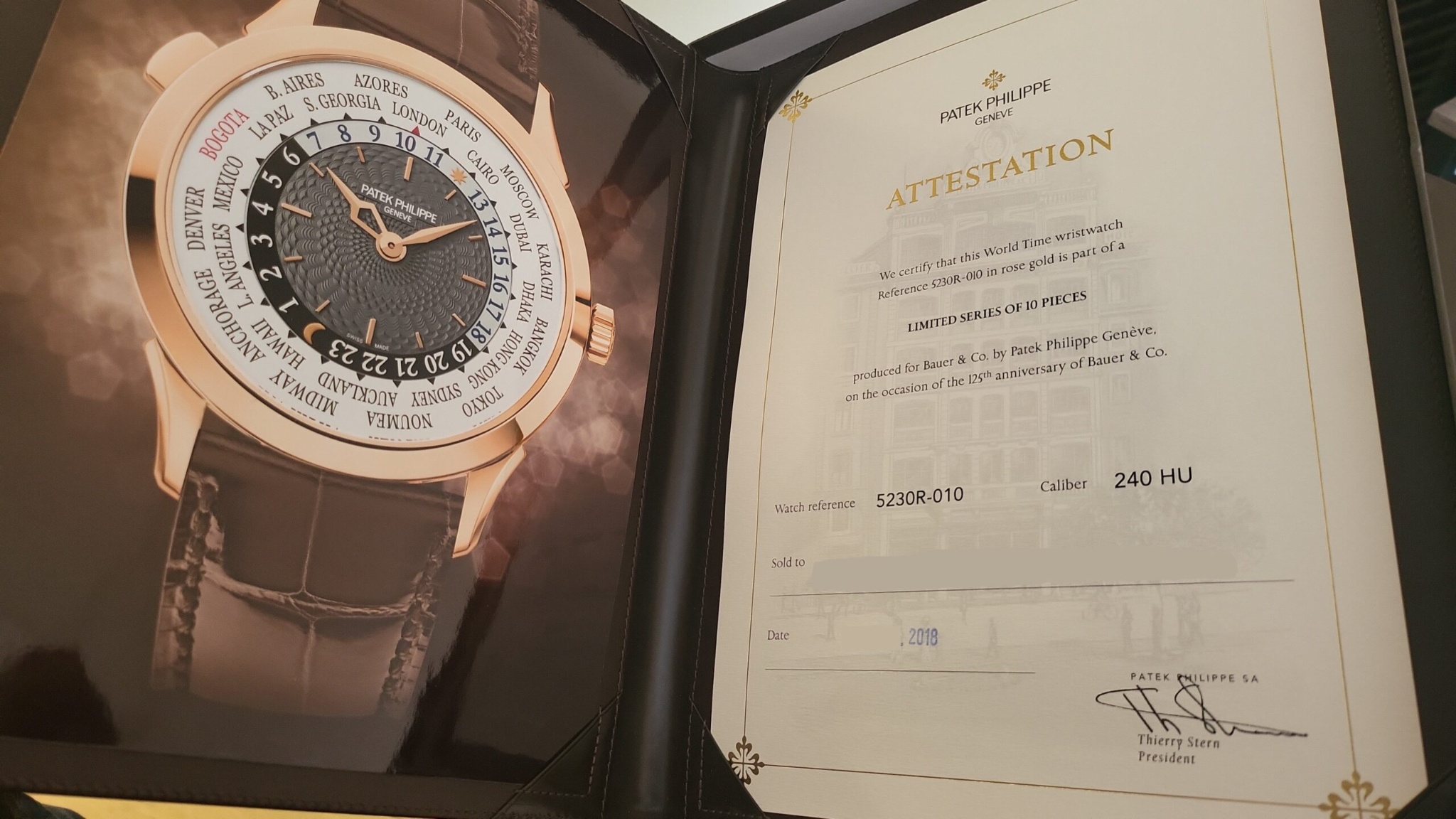 Watch by Patek Philippe, complications, 5230, 5230R