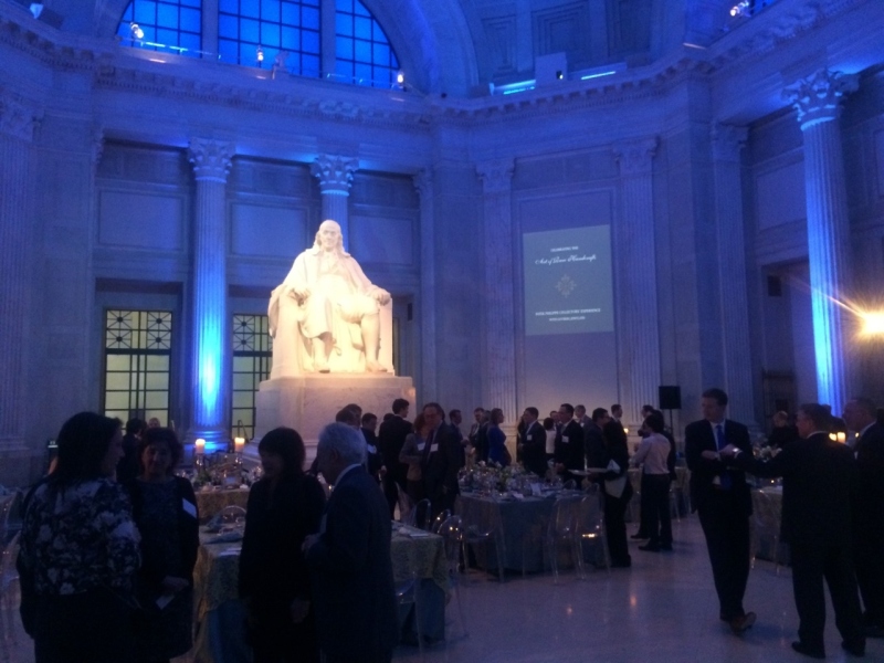 Main room of the Franklin Institute