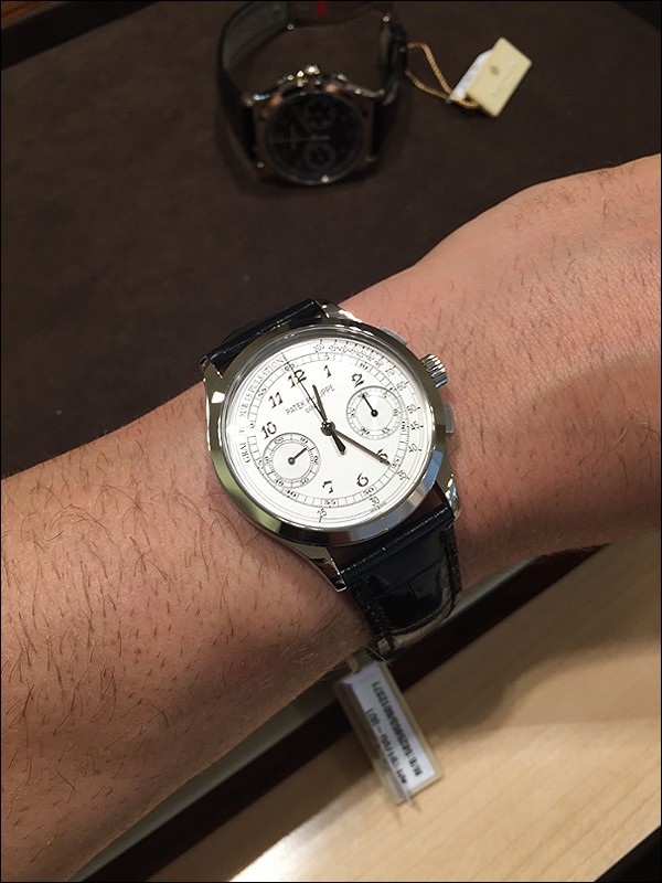 I love it on my wrist! 