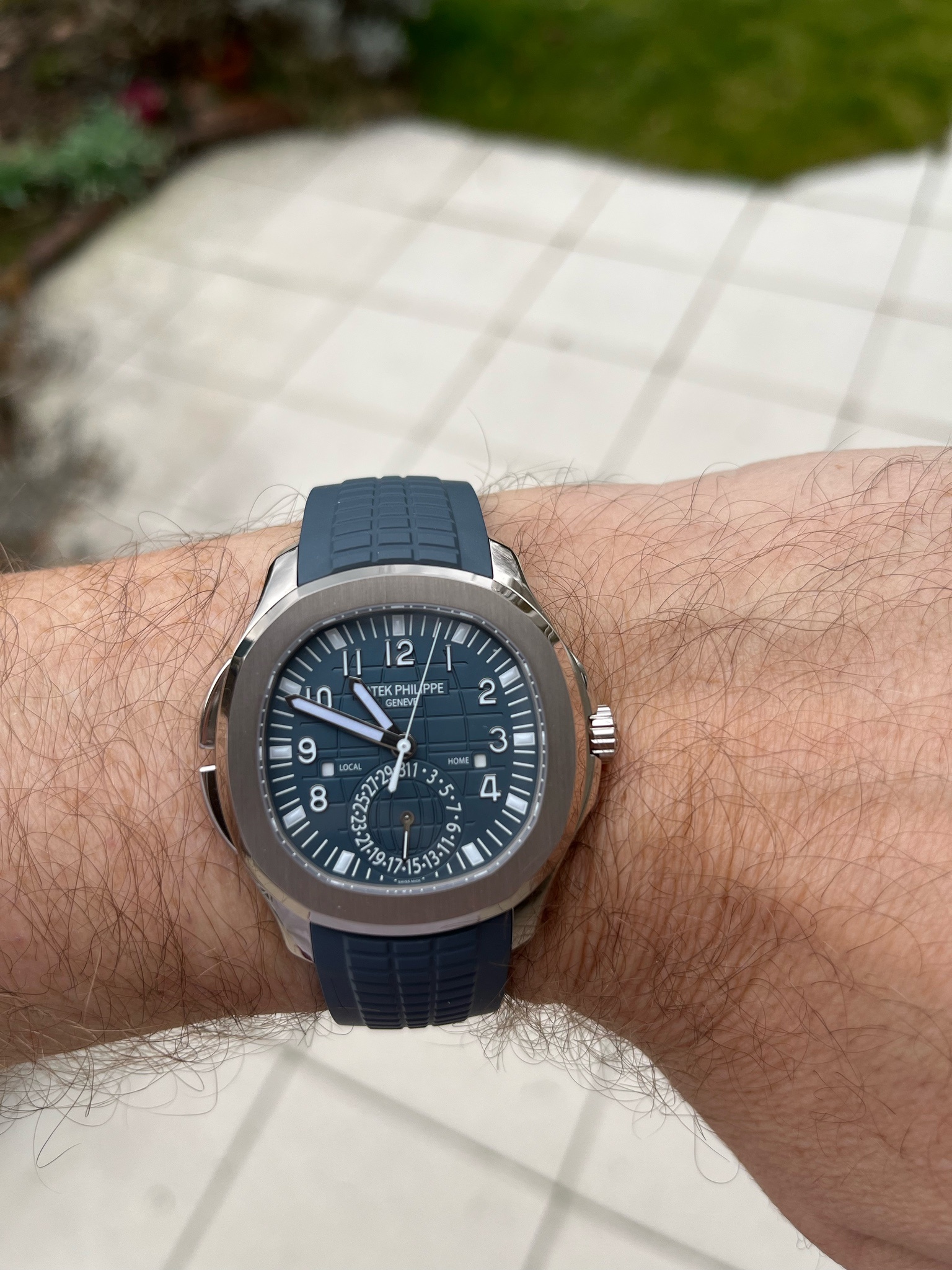 Watch by Patek Philippe, aquanaut, Travel Time, 5164G