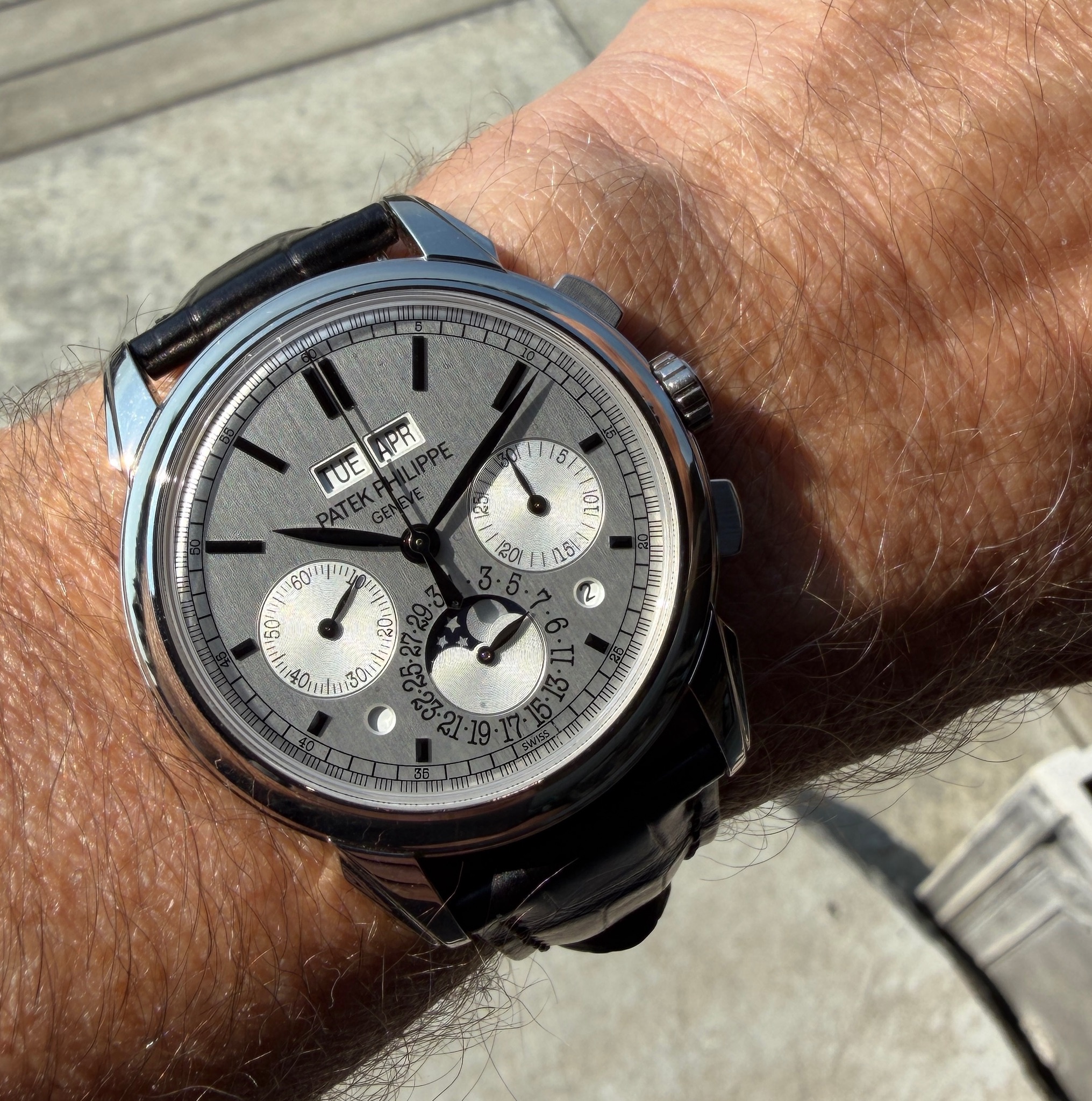 Watch by Patek Philippe, Grand Complications, 5270, 5270G-001, Grand Complications Perpetual Calendar Chronograph