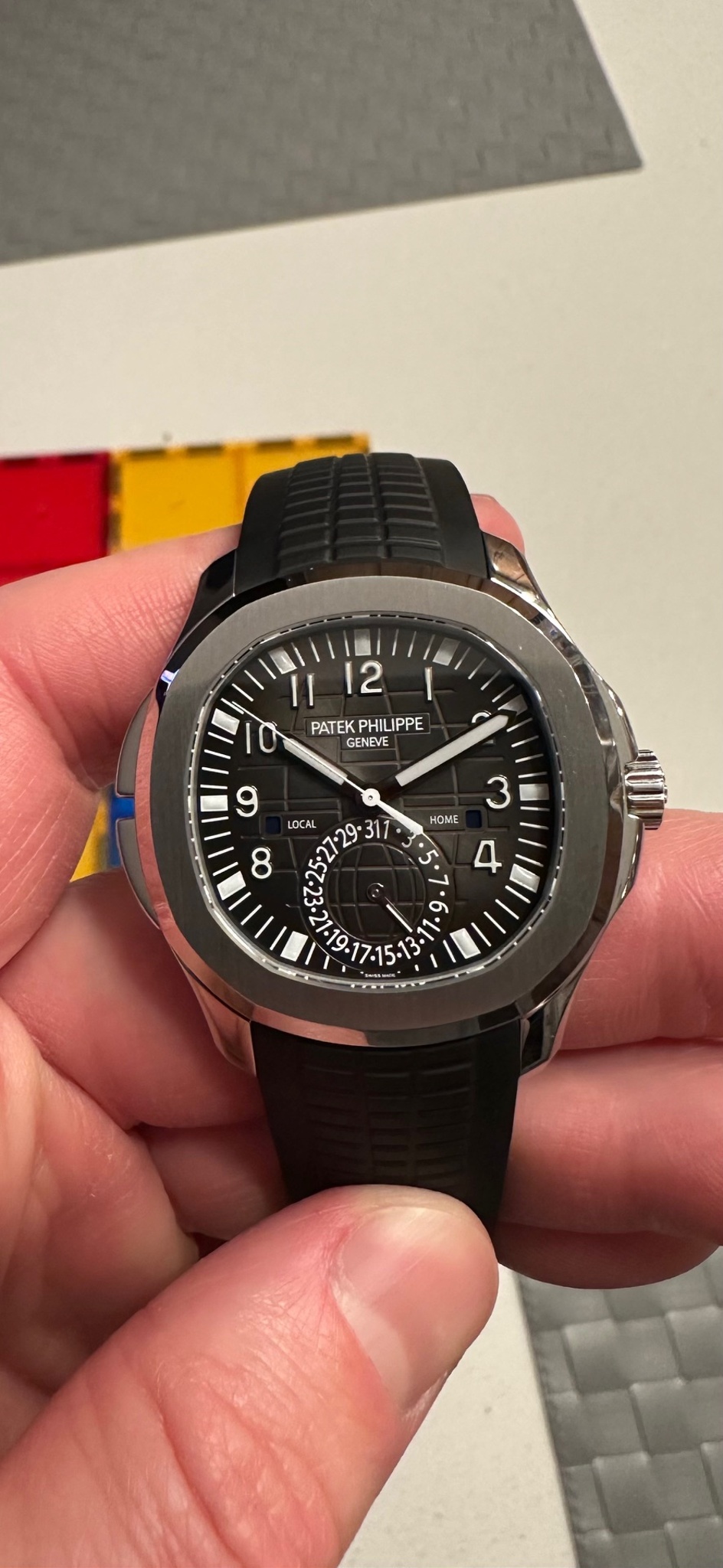 Watch by Patek Philippe, Travel Time, aquanaut, 5164