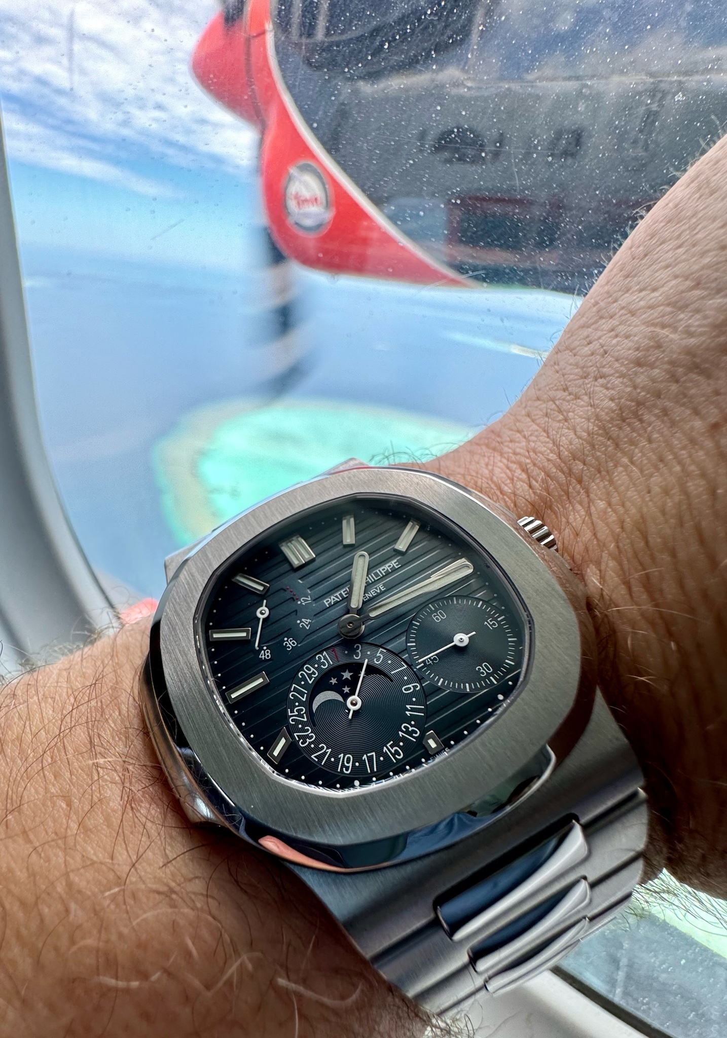 Watch by Patek Philippe, Nautilus Moonphase