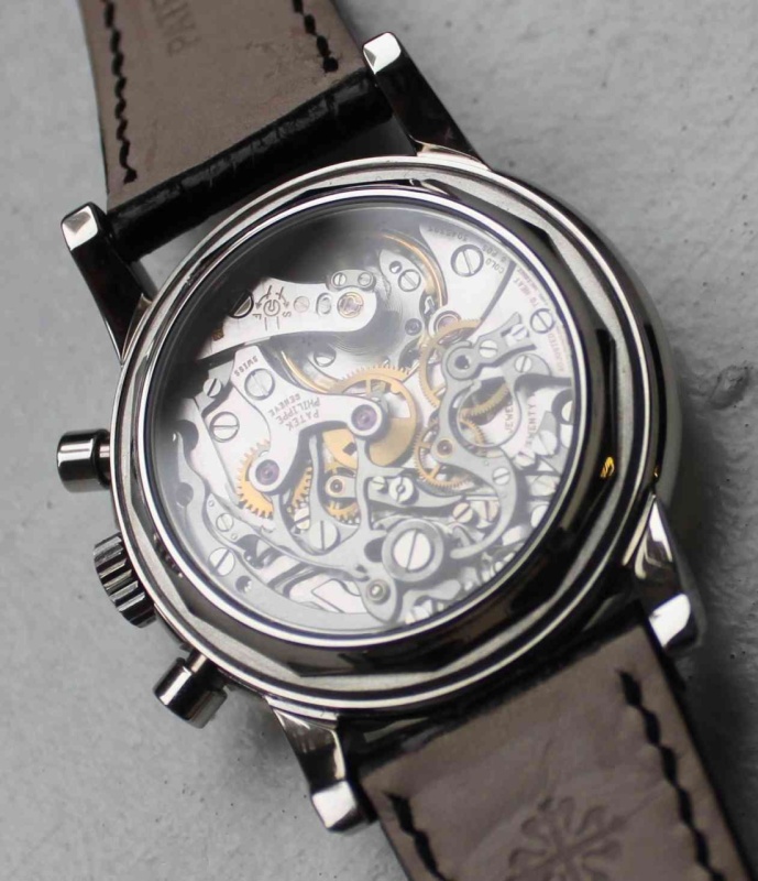 What does the awesome display back reveal? The lovely (and perhaps now legendary, since its been discontinued) CH27-70Q manual wind movement. Check out the intricate finishing - you can look at the details all day and not tire of it.