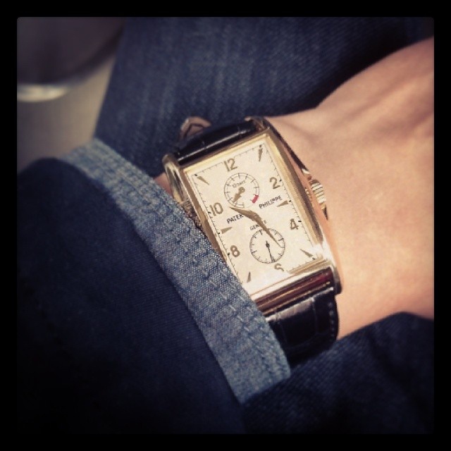 Watch by Patek Philippe, gondolo, 5100, 5100J