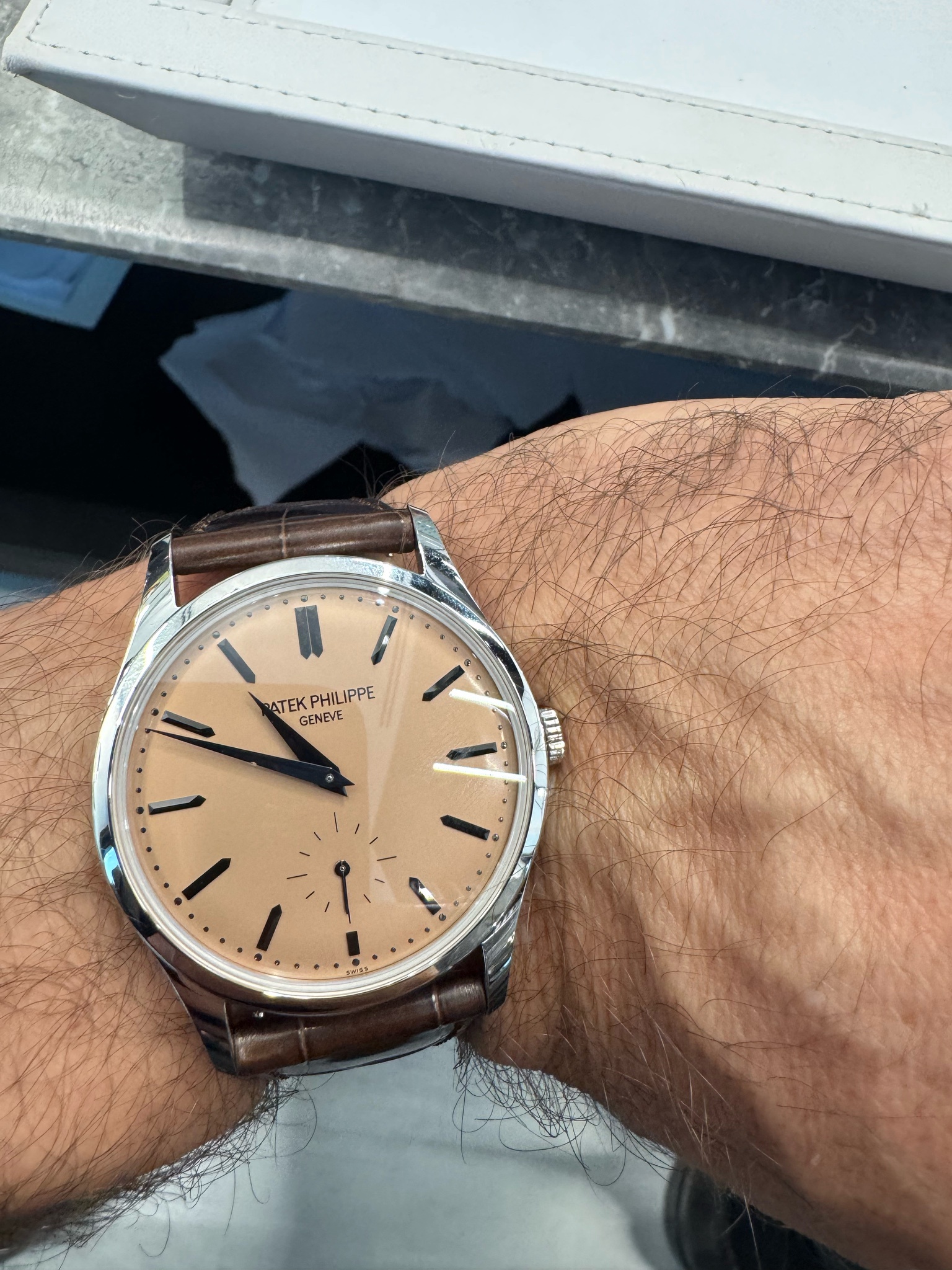 Watch by Patek Philippe, 6196, 6196P, Calatrava
