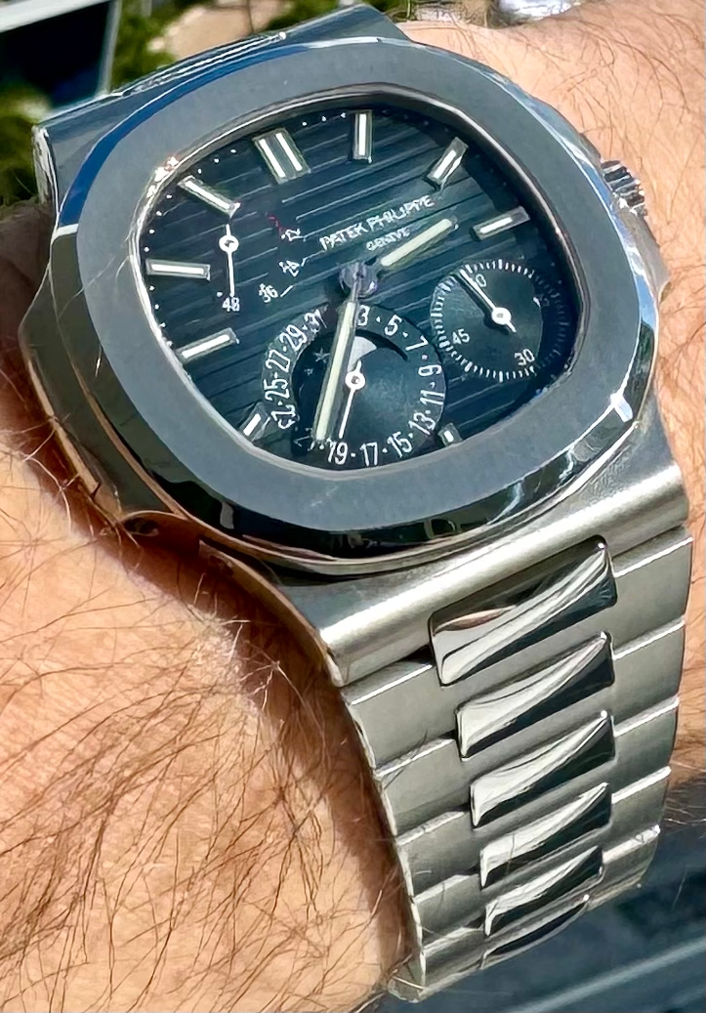 Watch by Patek Philippe, Nautilus Moonphase