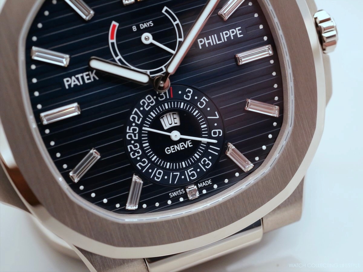 Patek Philippe Nautilus 50th anniv. releases: Ref. 958G-001 desk
