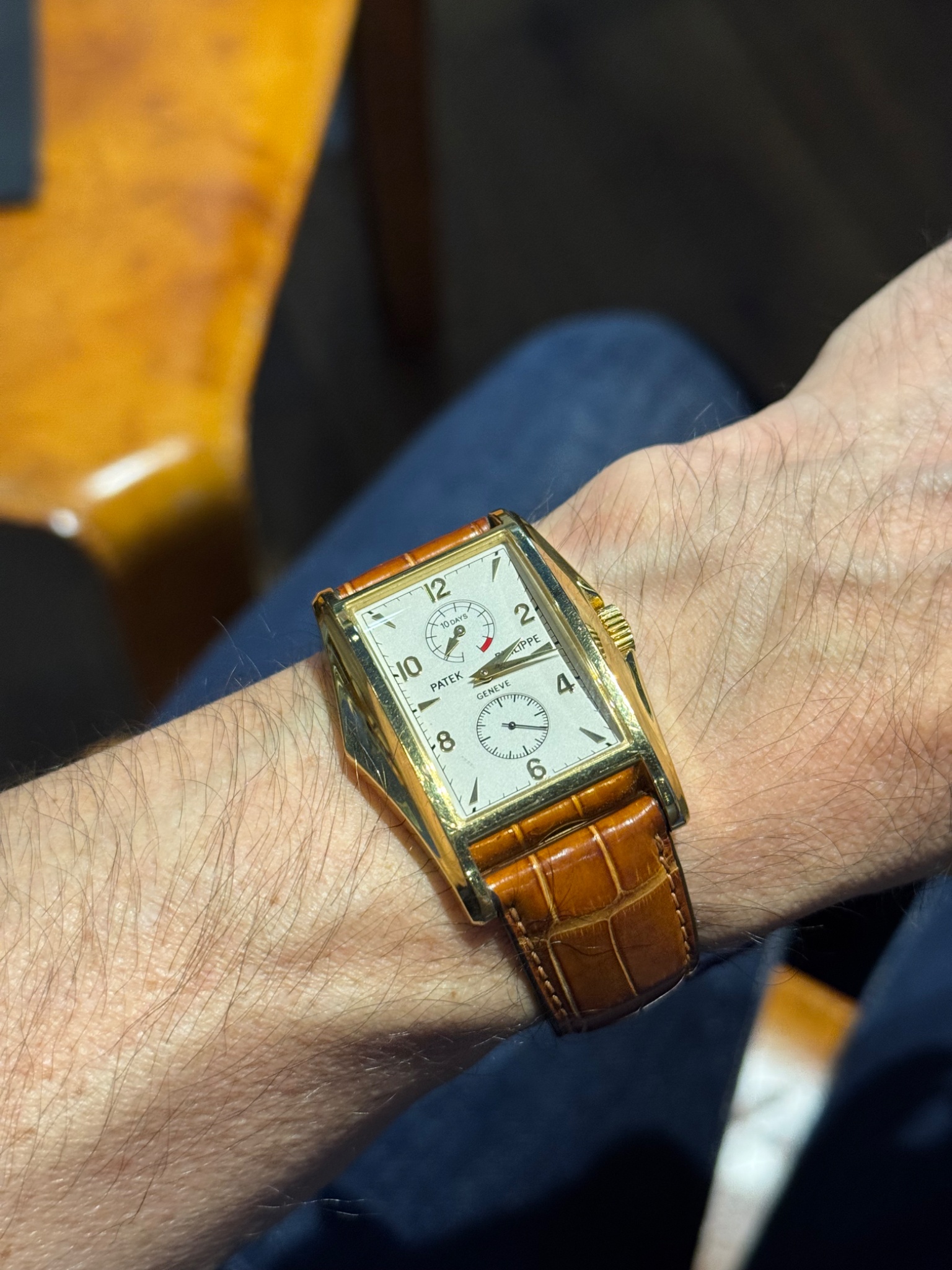 Watch by Patek Philippe, gondolo, 5100, 5100J