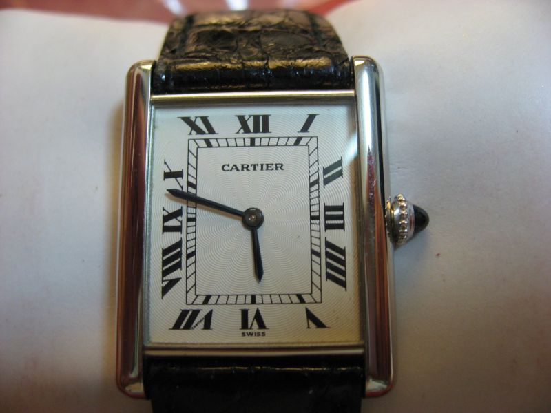 Cartier Platinum Tank