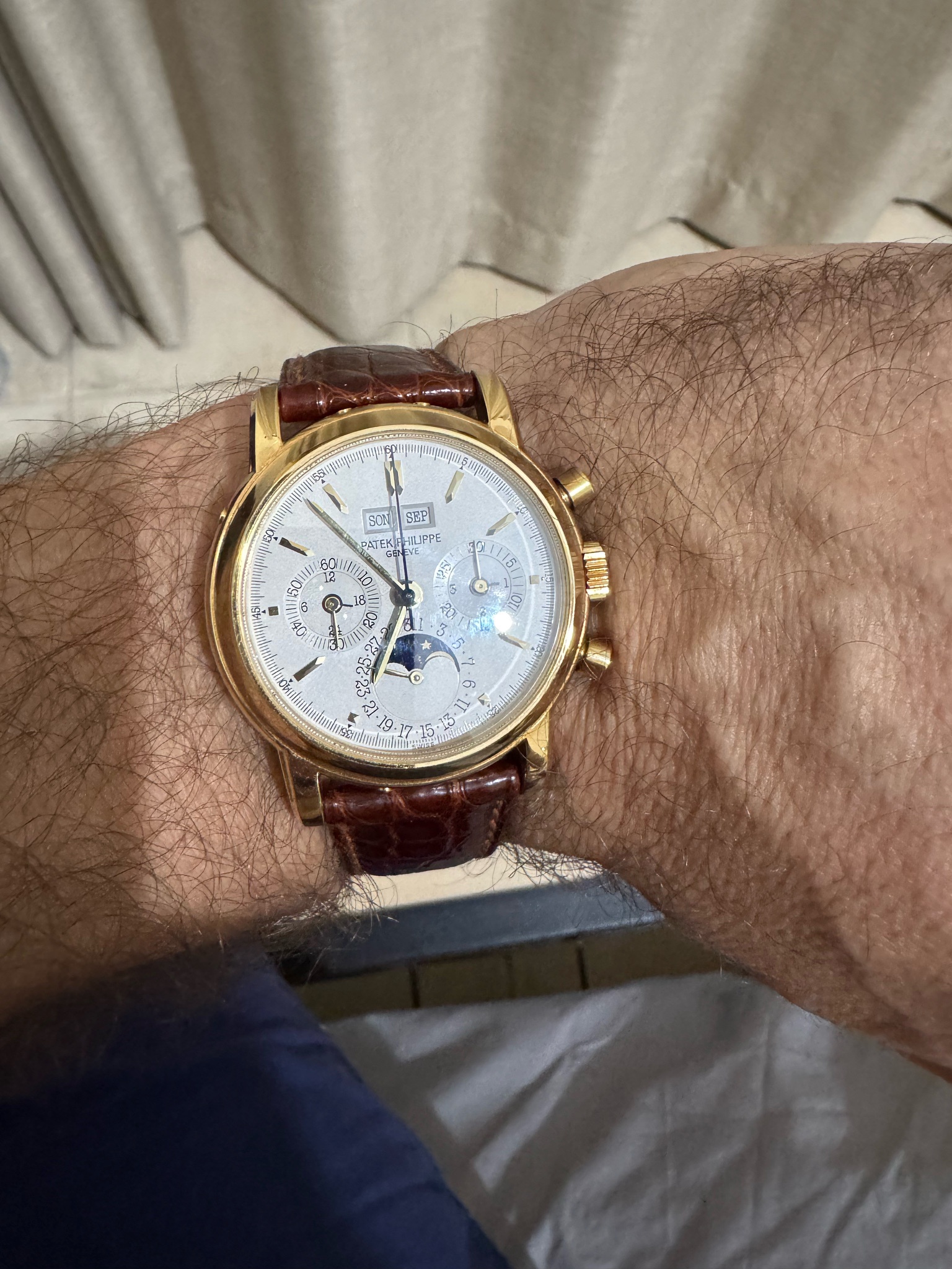 Watch by Patek Philippe, Grand Complications, 3970, Grand Complications Perpetual Calendar Chronograph