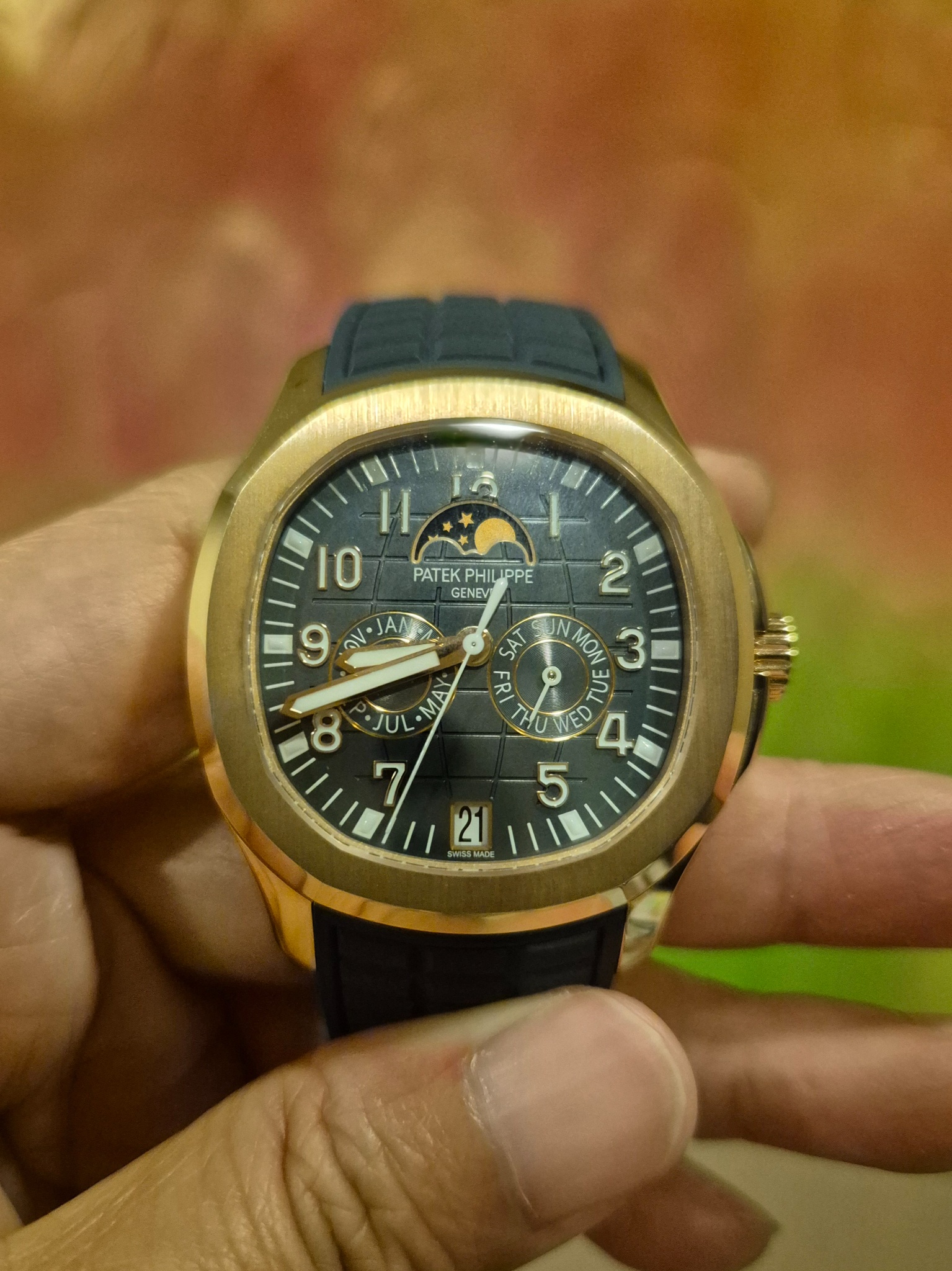 Watch by Patek Philippe, aquanaut, 5261