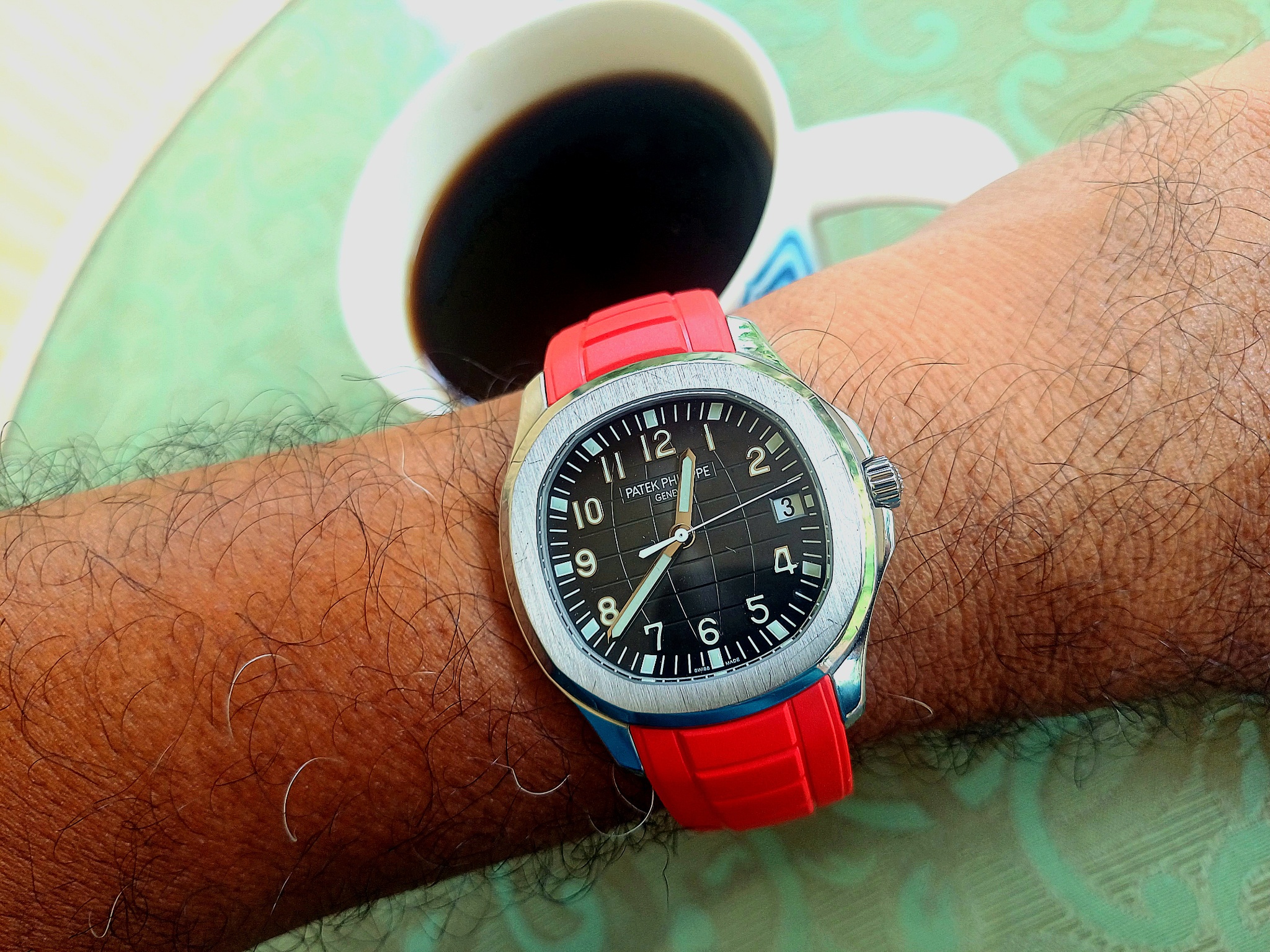 Patek Philippe - My 5167a Aquanaut. For a twist i wear it in